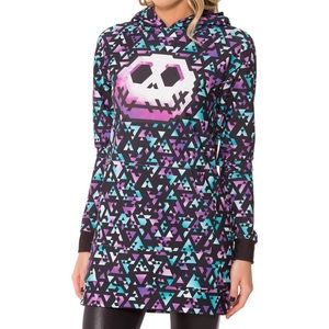 Blackmilk Jack Goes Wack Slouchy Sweatshirt Dress Nightmare Before Christmas XL